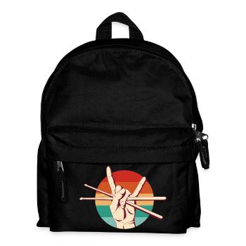 Batteur Rock - Sac à dos Enfant - noir - Devant