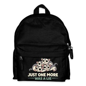 Sugar Glider Mom Exotic Pet Lover - Kids' Backpack - black - Front
