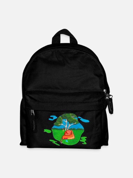Champignon pour le dos - Sac à dos Enfant - noir