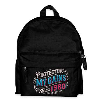 Cadeau vintage Muscle Mommy Shirt 1980 - Sac à dos Enfant - noir - Devant