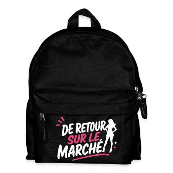 Retour sur le marché femme pop - Sac à dos Enfant - noir - Devant