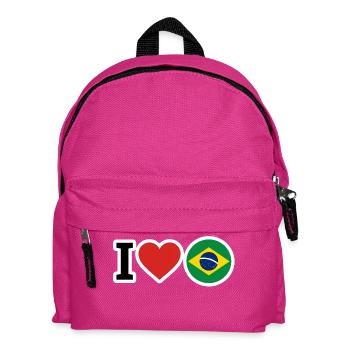 Brazil - Kids' Backpack - fuchsia - Front