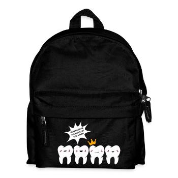 Zahnhygieniker Dental Zahnarzt - Kinder Rucksack - Schwarz - Vorne