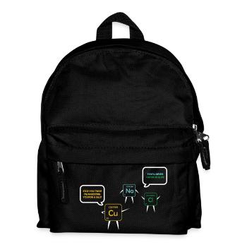 Chemielehrer Chemie Chemiker - Kinder Rucksack - Schwarz - Vorne