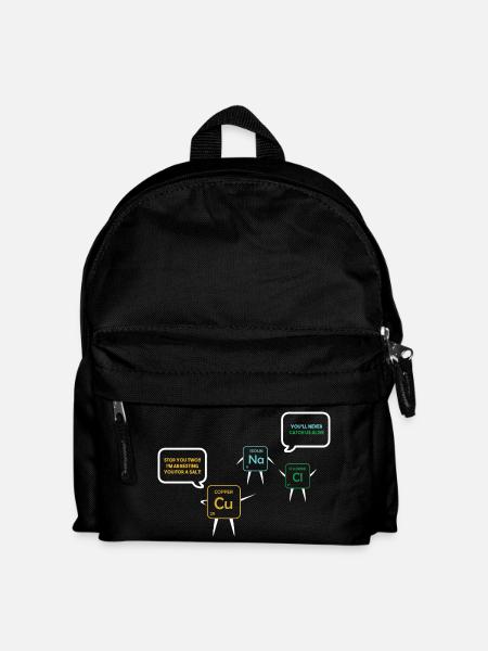 Chemielehrer Chemie Chemiker - Kinder Rucksack - Schwarz