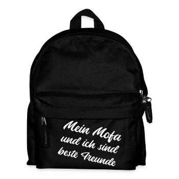 Mofa Freunde - Kinder Rucksack - Schwarz - Vorne