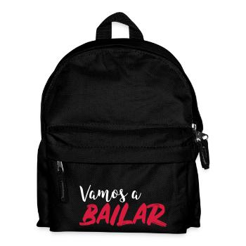 Vamos a BAILAR - Dance Shirt - Kinder Rucksack - Schwarz - Vorne
