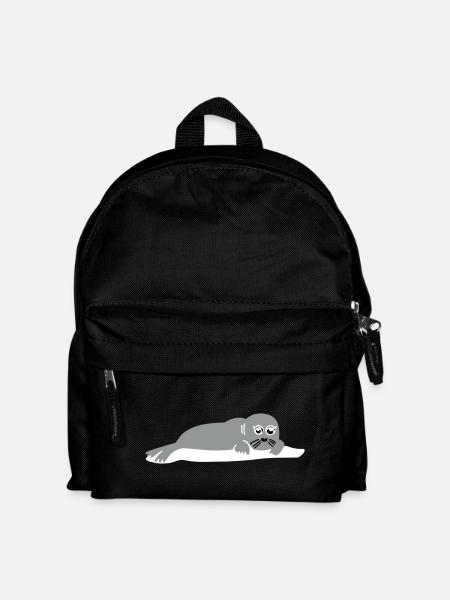 seal 2 - Kids' Backpack - black