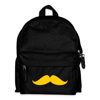 MUSTACHE.BONNE Vatertag. Vatertag. - Kinder Rucksack - Schwarz - Vorne