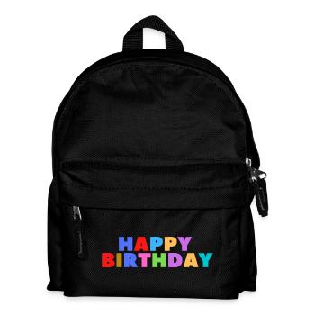 Happy Birthday Birthday Greeting Birthday Gift - Kids' Backpack - black - Front
