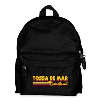 Tossa de mar commercial Costa Brava Design - Kids' Backpack - black - Front