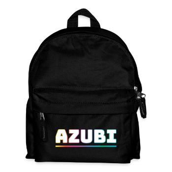Design Azubi weiss bunt - Kinder Rucksack - Schwarz - Vorne