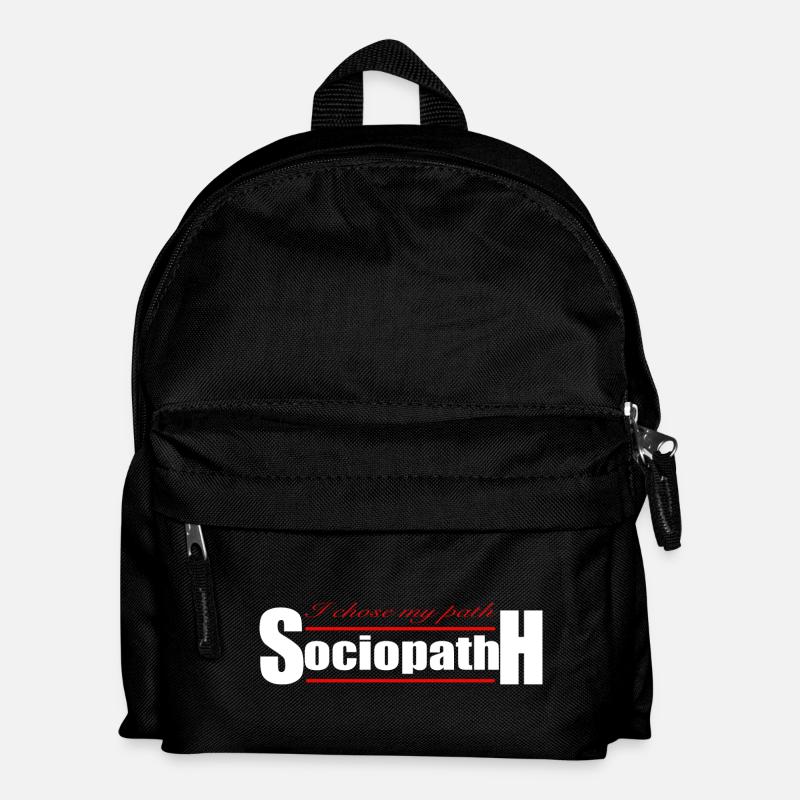 Sociopath - Kids' Backpack - black