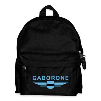 Gaborone T-Shirt für Botswana-Fans - Kinder Rucksack - Schwarz - Vorne