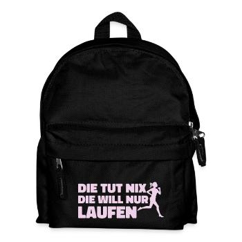 Runner Sport Running Gift - Kids' Backpack - black - Front