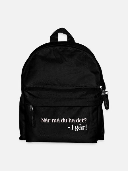 Hier - Sac à dos Enfant - noir