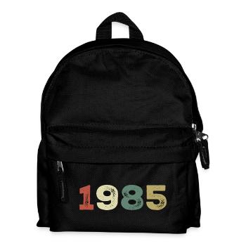 1985 Jahrgang 1985 - Kinder Rucksack - Schwarz - Vorne