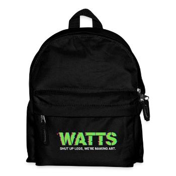 WATTS Neon Pop Art Tee - Kids' Backpack - black - Front