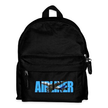Airliner A-380 - Kids' Backpack - black - Front