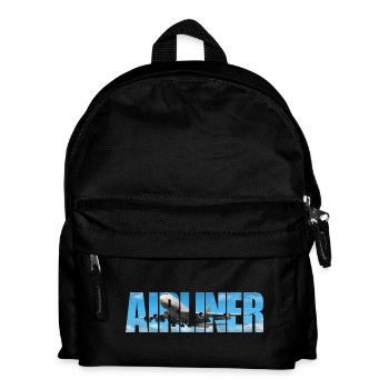 Airliner Jumbo Jet - Kids' Backpack - black - Front