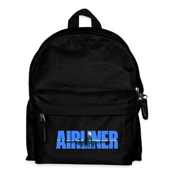 Airliner Jumbo Jet - Kids' Backpack - black - Front