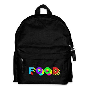 Nourriture savoureuse - Sac à dos Enfant - noir - Devant