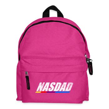 Genre de vape Rétro Logo Design Nasdad - Sac à dos Enfant - fuchsia - Devant