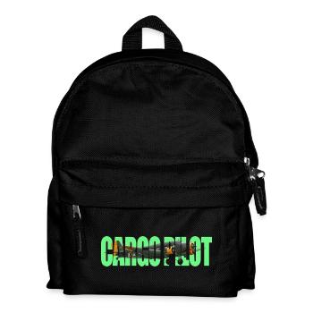 Cargo pilot Ju-52 - Kids' Backpack - black - Front