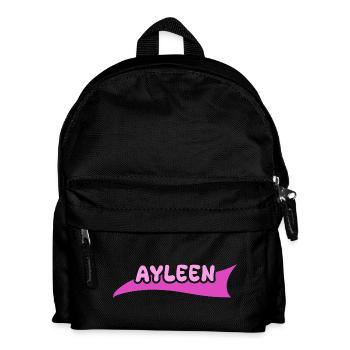 First name Ayleen - Kids' Backpack - black - Front