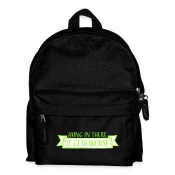 Tiens bon, ça empire. Drôle de plaisir. Dire - Sac à dos Enfant - noir - Devant