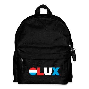 Luxemburg - Kinder Rucksack - Schwarz - Vorne