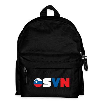 Slovénie - Sac à dos Enfant - noir - Devant