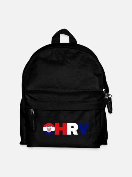 Kroatien - Kinder Rucksack - Schwarz