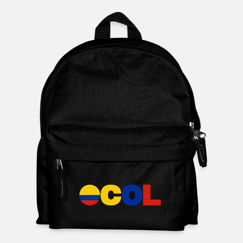 Kolumbien - Kinder Rucksack - Schwarz
