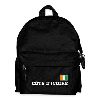 Ivory Coast Pride Cote D'Ivoire Heritage Elephant - Sac à dos Enfant - noir - Devant