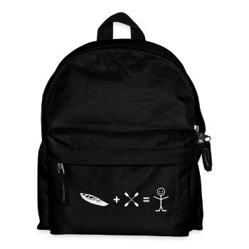 Kayak drôle Kayakiste Canoë Kayak Kayak Amateur - Sac à dos Enfant - noir - Devant