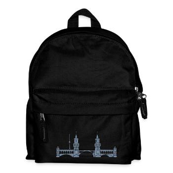 Oberbaumbrücke à Berlin 2 - Sac à dos Enfant - noir - Devant