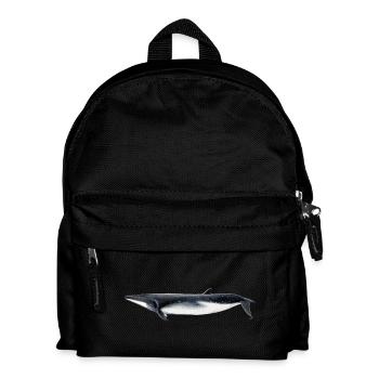 Fin whale - Brydes whale - tropical rorqual - Kids' Backpack - black - Front