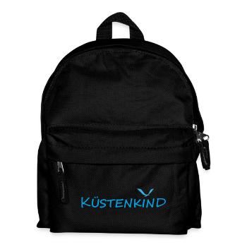 KÜSTENKIND - Kinder Rucksack - Schwarz - Vorne