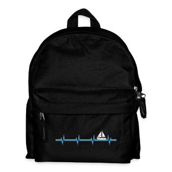 Voilier Catamaran Propriétaire Skipper - Sac à dos Enfant - noir - Devant