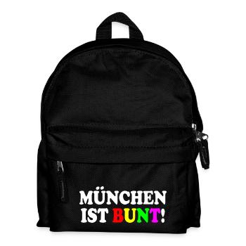 Munich is colorful - Kids' Backpack - black - Front