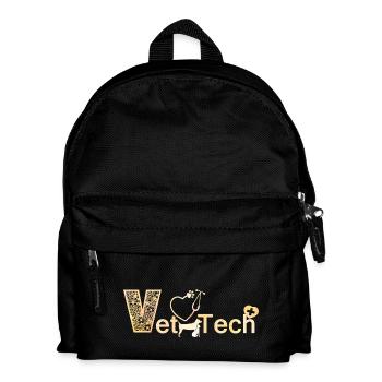 Funny Vet Tech - Kids' Backpack - black - Front