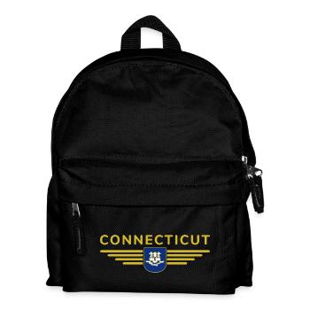 Connecticut Fan T-Shirt – Style & Coast - Kids' Backpack - black - Front