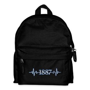 1887 Liebe - Kinder Rucksack - Schwarz - Vorne