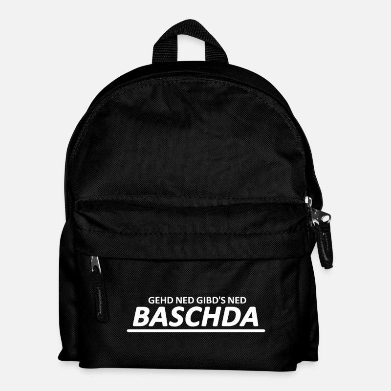 Ged ned gibds ned - Baschda - Kids' Backpack - black