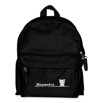 Miesepetra Grummelkatz Petra Peter Miesepeter - Kids' Backpack - black - Front