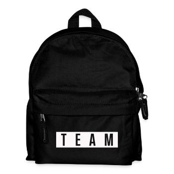 TEAM Block lettering - Kids' Backpack - black - Front
