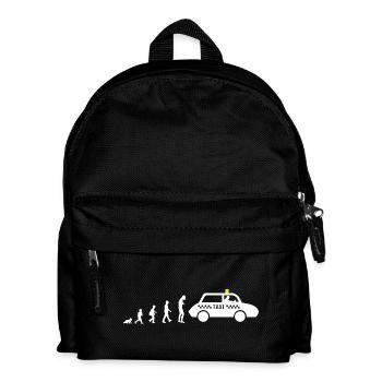 Entwicklung zum Taxi Fahrer - Kinder Rucksack - Schwarz - Vorne