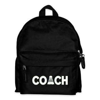 Federball Coach - Kinder Rucksack - Schwarz - Vorne