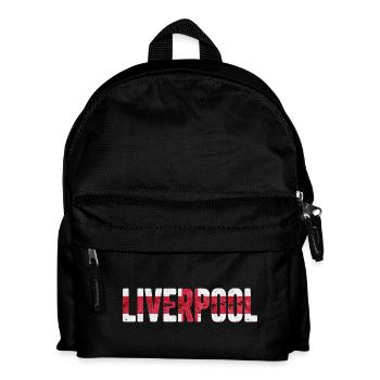 Liverpool England - Kinder Rucksack - Schwarz - Vorne